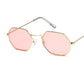 Fashion Sunglasses Women Brand Designer Small Frame Polygon Clear Lens Sunglasses Men Vintage Sun Gl