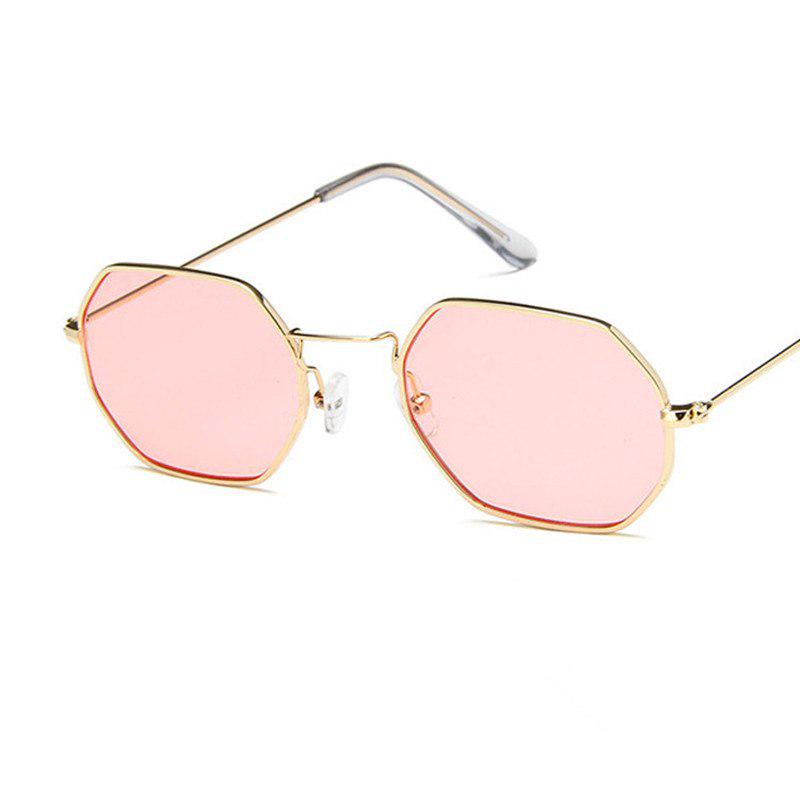 Fashion Sunglasses Women Brand Designer Small Frame Polygon Clear Lens Sunglasses Men Vintage Sun Gl
