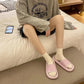 Couple Stepping on Shit Feeling Slippers Female Summer Indoor and Outdoor Wear Household Bathroom Bath Non-slip Deodorant Thick Bottom Sandals Male