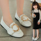 Girl's Spring and Summer Shoes Soft Sole Princess Light Leather Shoes Anti-slip Solid Color Single Shoes