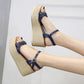 Mid-heel Sandals Women's Summer Slope with Platform Sandals