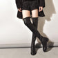 Women's boots stretch boots autumn and winter knight boots high velvet over knee boots