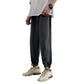 Fat Men's Oversized  Sports Pants Spring and Summer Thin Casual Wide-legged Striped Trousers