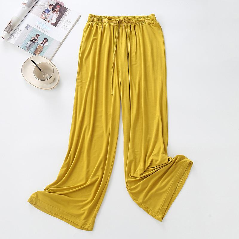 Summer Pants Women Plus Size Loose Flared Casual Long Trousers Lady Bottoms