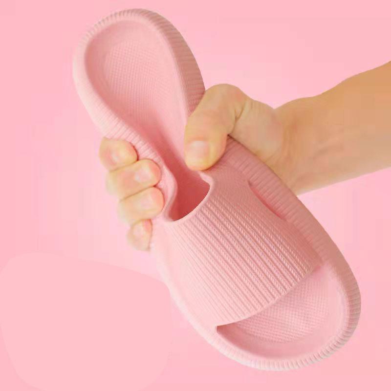 Women's Thick-soled Slippers Summer Beach Soft-soled Sandals Casual Men and Women Indoor Bathroom Non-slip Shoes