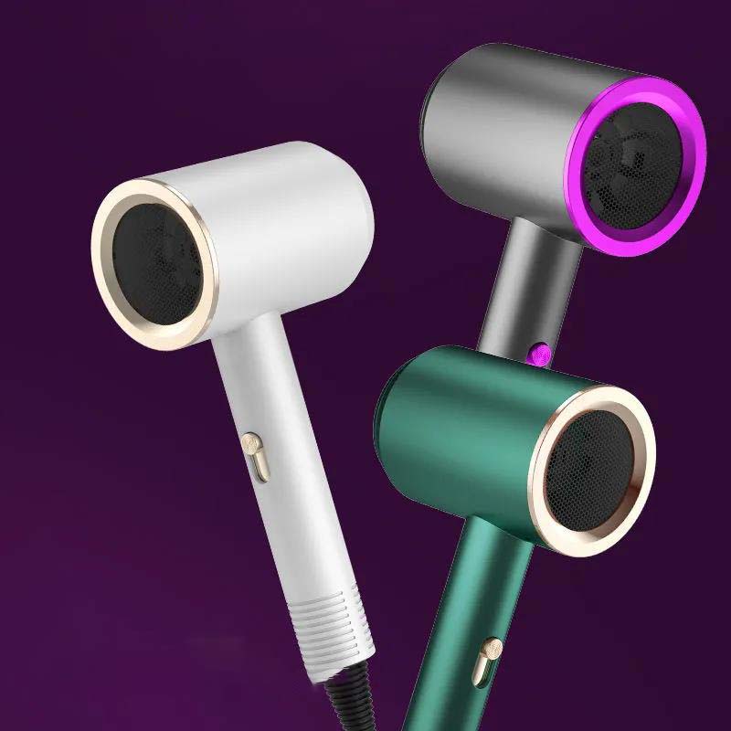 Professional Household Hair Dryer Electric Silent Hair Dryer Blue Negative Ion Air Collection Hair Dryer