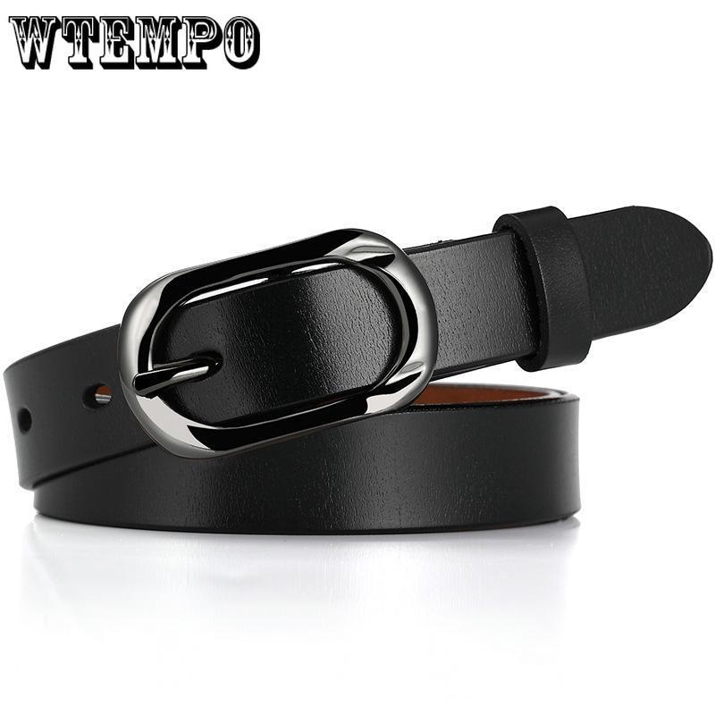 Belt black pin buckle fashion adult casual belt unisex