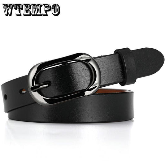 Belt black pin buckle fashion adult casual belt unisex