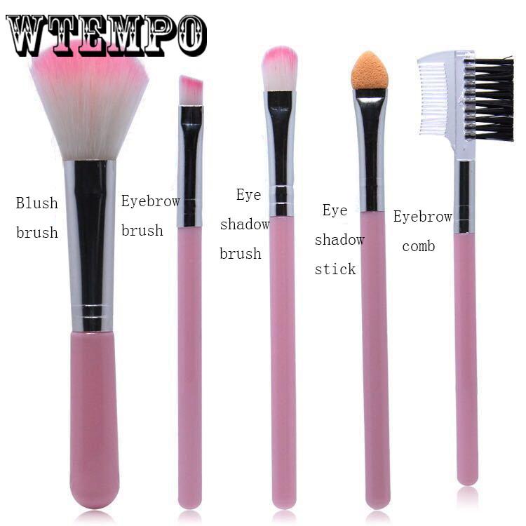 12Pcs Professional Eyes Makeup Brushes Set Wood Handle Eyeliner Blending Powder Smudge Brush