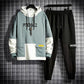 Autumn and Winter Casual Sportswear Men's Suit Sportswear Streetwear Hoodie Pants Two-piece Suit