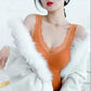 Thermal Underwear Women Plus Velvet Thickening Winter Outer Wear Sexy All-match High-end Vest Women All-in-one Slim Bottoming Shirt