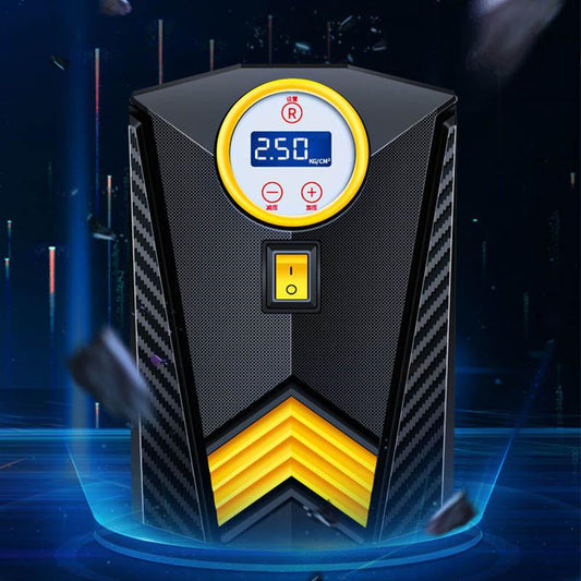 Preset Tire Pressure Car Air Pump Charging Portable Multifunctional Household Air Pump Electric Car Tire Pump with Toolbox Display