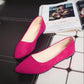 Shallow Mouth Flat Pointed Toe Suede Casual Work Shoes All-match Flat-bottomed Women's Shoes Soft-soled Non-slip Work Wear