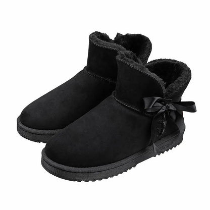 Plus Velvet Padded Warm Winter Snow Boots Women's Winter One-step All-match Outer Wear Bread Cotton Shoes