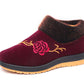 Women's Winter Plus Velvet Padded Cotton Shoes Non-slip  Short-tube Mother's Cotton Boots