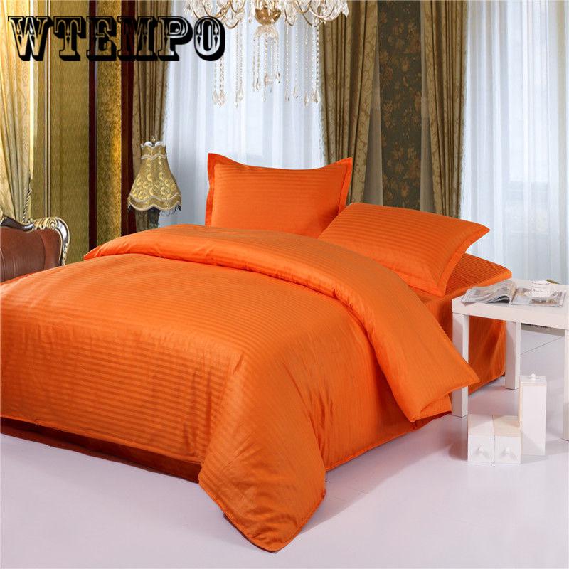 4Pcs Polyester Elk Pattern Duvet Pillow Quilt Cover Sheet Cases Bedding Set 1.5m-2.0M