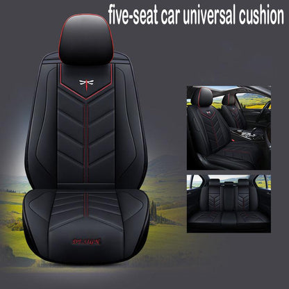 General non-slip five-seater car seat cushion Set of comfortable full-surround leather car cushions