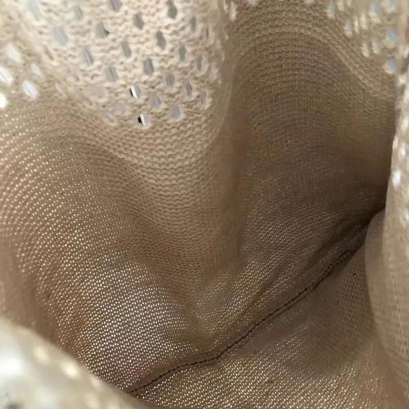 Women Casual Hollow Woven Shoulder Bag Knitted Handbags Large Capacity Vintage Tote Bags