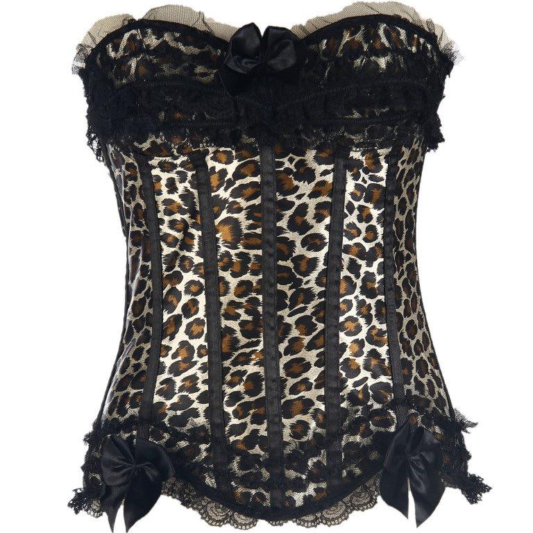 Corset Minceu Lace Sexy Waist Trainer Plastic Boned Jacquard Plus Size Overbust Bustier Corset Top