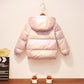 White Duck Down Girl's Down Jacket Autumn and Winter Colorful Short Windproof Warm Jacket
