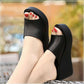 Heightening Slope Heel Ladies Sandals and Slippers Students Non-slip Summer Thick-soled Flip-flops Outside Wear Beach Shoes