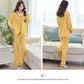 Genuine Flannel Autumn and Winter Women's Pajamas Plus Velvet Thick Coral Fleece Suit Large Size Warm Home Service