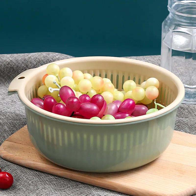 Fruit Vegetable Storage Basket Kitchen Washing Vegetables and Vegetable Baskets
