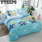 Home Textile Bedding Sets Duvet Cover Bed Sheet Pillow 4pcs Warm