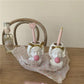 Ins Blowing Bubble Girl Pen Holder Student Girl Heart Desktop Sculpture Makeup Brush Storage Bucket Vase Ornament Decoration