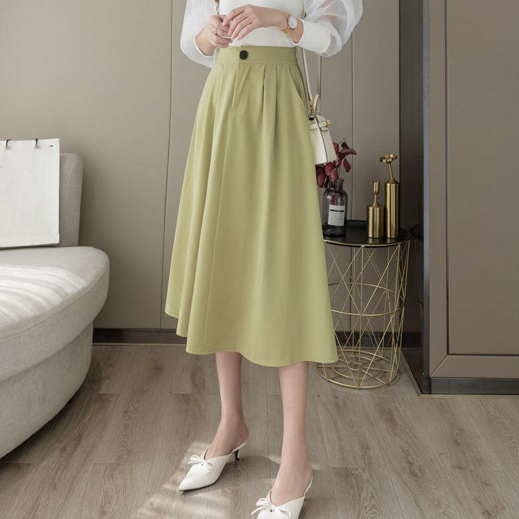 Women Skirt Mid-length A-line Skirt Plus Size Fairy Skirt Summer Ruffled Sandy Beach Vacation Daily
