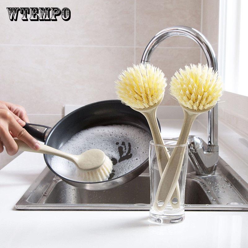 Brand Pot Brush Kitchen Washing Tool Pot Pan Dish Bowl Palm Brush Scrubber Cleaning Cleaner