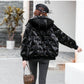 Bright Face Down Cotton Padded Clothes Short Loose Thickened Warm Coat Women's Korean Hooded Down Jacket Quilted Jacket