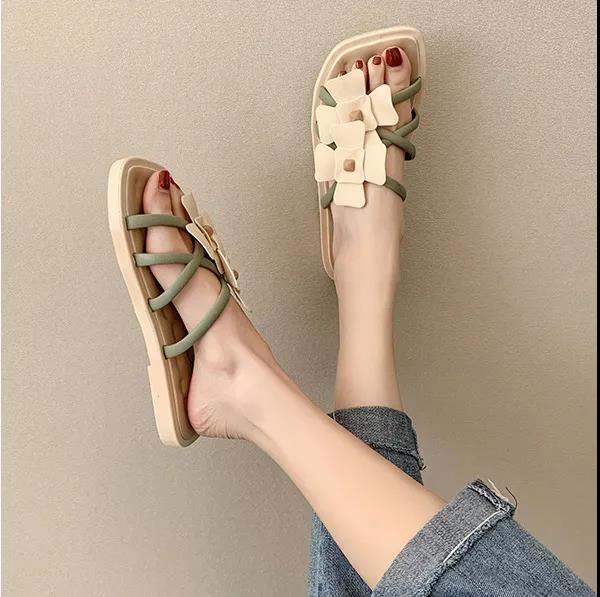 Flower Soft-soled Sandals Women's Summer Outer Wear Non-slip Wear-resistant Slippers