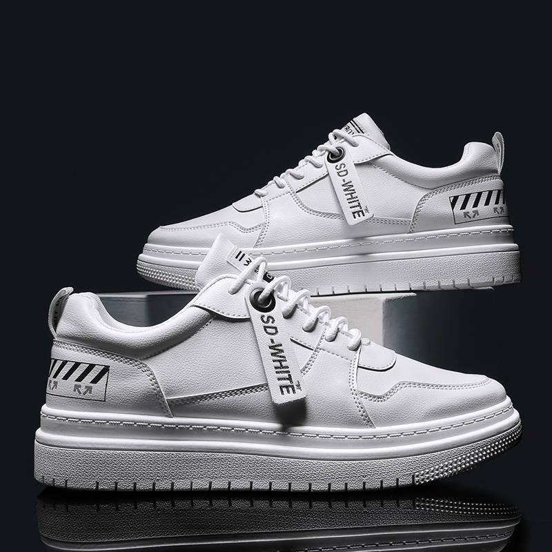 Men's shoes Korean student wild board shoes breathable small white shoes men's internal orgasm shoes