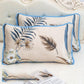 A Pair of Ice Silk Pillowcases Simple Patterned Style Summer Cute Tencel Cool Pillow Core Set Can Be Washed