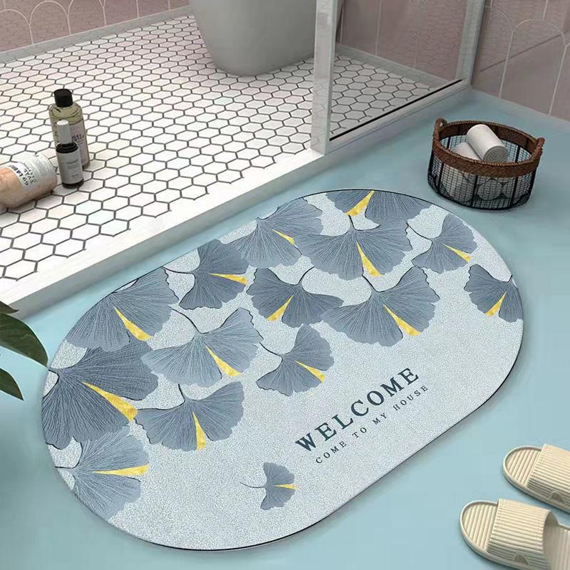 Diva Mud Bathroom Water-absorbing Quick-drying Pad Anti-slip Foot Pad Carpet Home Bathroom Mat To Enter The House 40*60cm/50*80cm