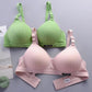 Pure Cotton Threaded Girl Underwear Student Bra High School Developmental Thin Section Without Steel Ring Gather Stereotype Bra