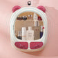 Cosmetic Storage Box Wall-mounted Bathroom Shelf Wall-mounted Non-perforated Dust-proof Household Large-capacity Bathroom