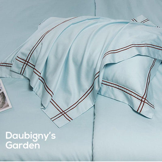 4pcs/set Pure Cotton Milled Cotton 4-piece Set Bed Sheet Quilt Cover Pillowcase 4-piece Set Twin Queen King Size