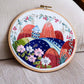 DIY Embroidery Ribbon Set Beginners with Embroidery Shed Sewing Kit Cross-stitch Decoration