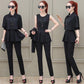 Suit Women's Temperament Small Fragrance Three-piece Jacket Shirt Straight Leg Pants Professional Suit Work Wear Casual and Elegant