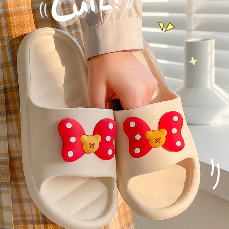 Soft and Cute Slippers Women Summer Home Non-slip Bathroom Couple Sandals and Slippers Men Wear Unisex