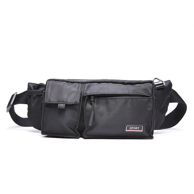 Waist Bag Men and Women Multi-function Chest Bag Messenger Bag Fitness Sports Canvas Shoulder Bag