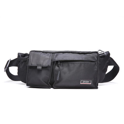 Waist Bag Men and Women Multi-function Chest Bag Messenger Bag Fitness Sports Canvas Shoulder Bag