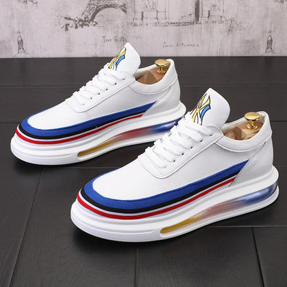 Air Cushion Increased Thick Sole Shoes Korean Style Trendy Brand All-match Fashion Casual Shoes Men's Running Sneakers