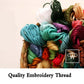 Embroidery Diy Beginner Self-embroider Making Children's Embroidery Gift Novice Ribbon Embroidery
