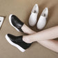 Designer White Shoes Woman Wedge Platform Sneakers Breathable Tenis Feminino Casual Shoes Sneakers Ladies Zapatos Muje