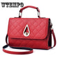 Elegant Diamond Lattice PU Handbags for Women Crossbody Shoulder Flap Bags