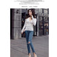 Autumn and Winter Sexy Low-cut Bottoming Shirt Knitted V-neck Tight Sweater Long-sleeved Solid Color Female Top