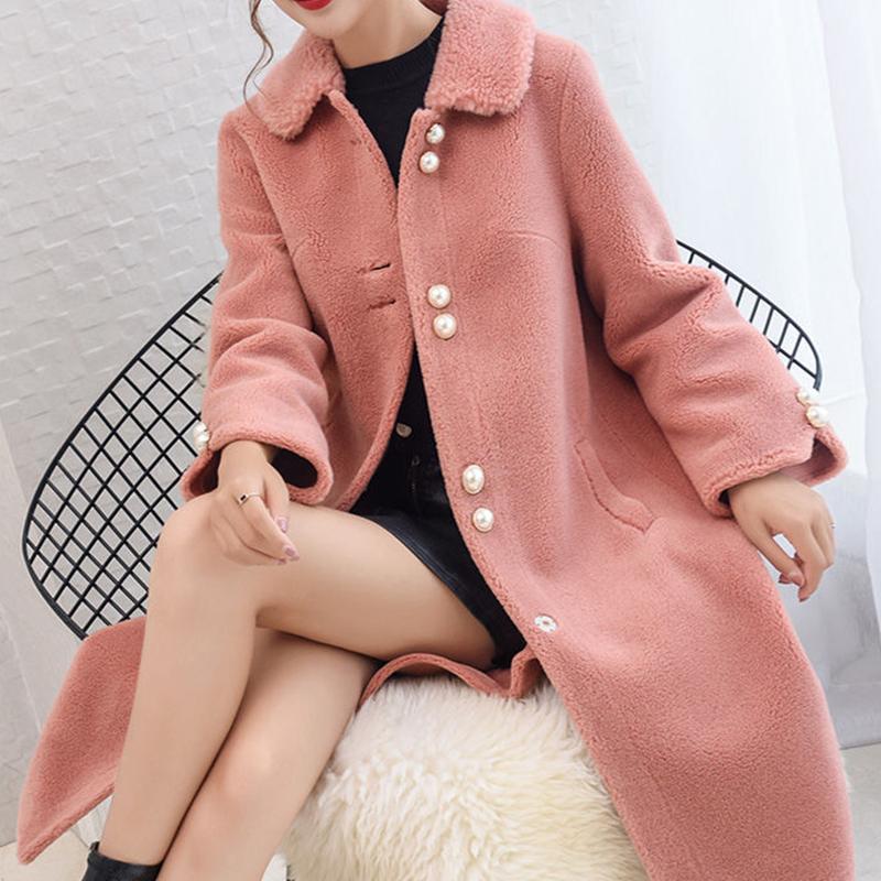 Winter Women High Quality Faux Fur Coat Luxury Long Fur Coat Loose Lapel OverCoat Thick Warm Plus Size Female Plush Coats